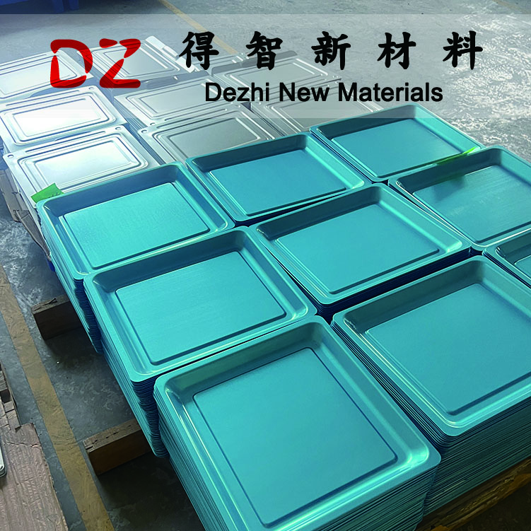 Aluminum plated plate for baking tray baking