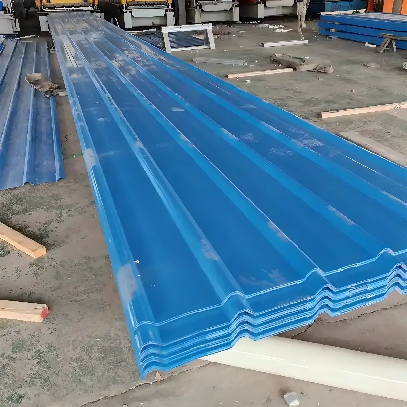 Architectural Color Coated Steel Coil (Sea Blue)350GD 