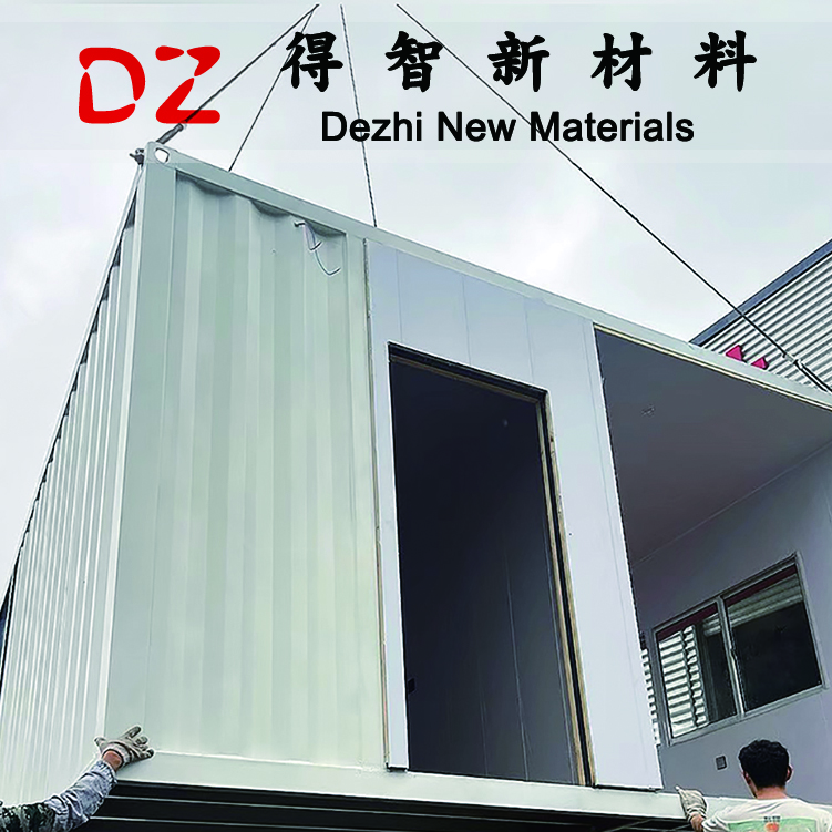 construction site color steel house high-strength white blue